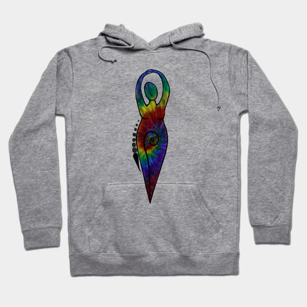 Iris - Goddess of the Rainbow Hoodie by Slightly Unhinged